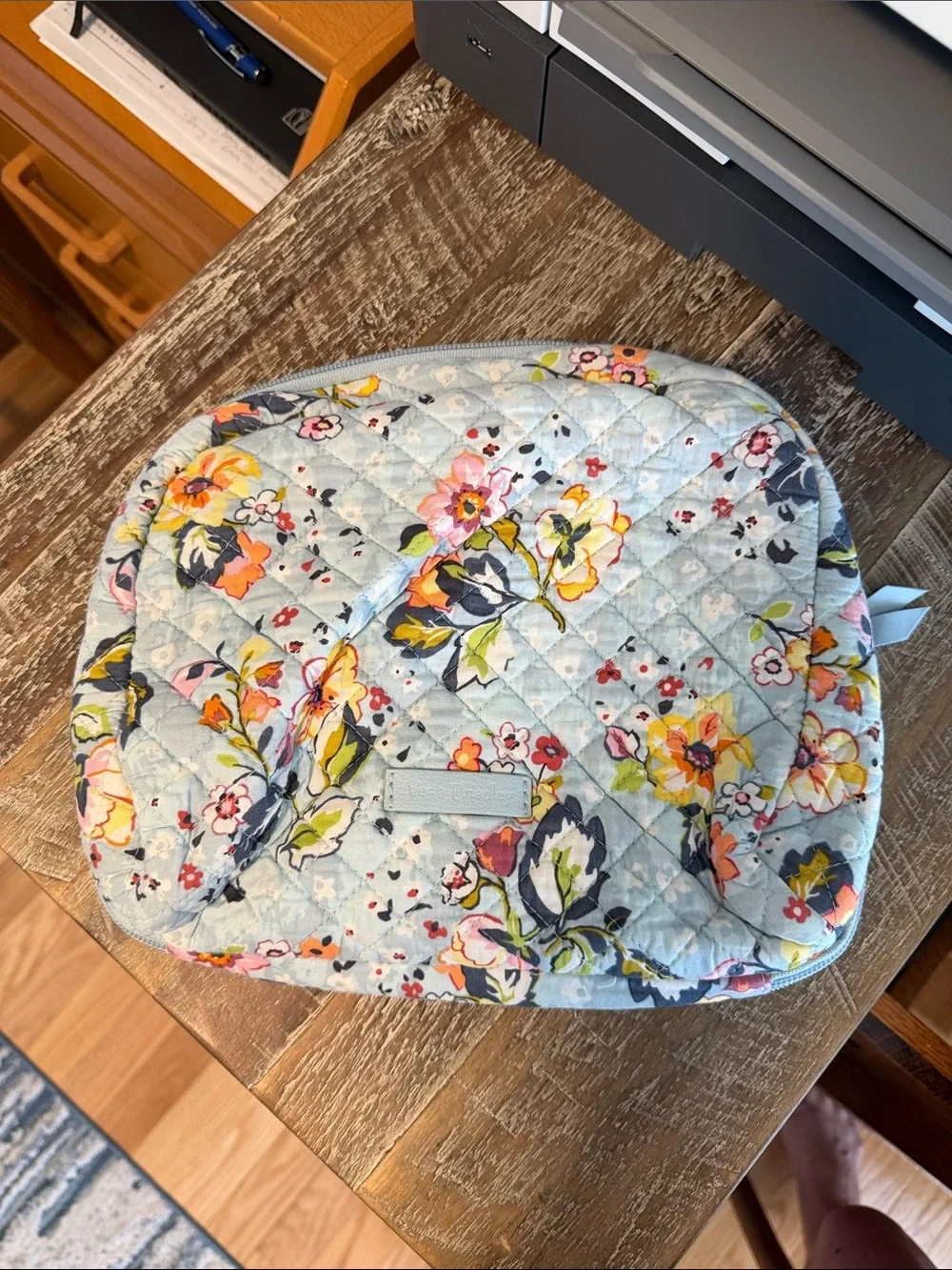 Vera Bradley Cosmetic Case in Floating Garden Print